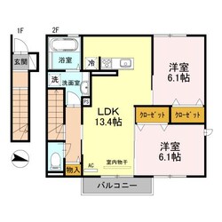 グランセジュールの物件間取画像